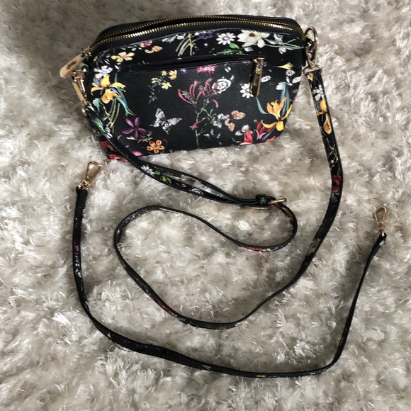 small floral purse